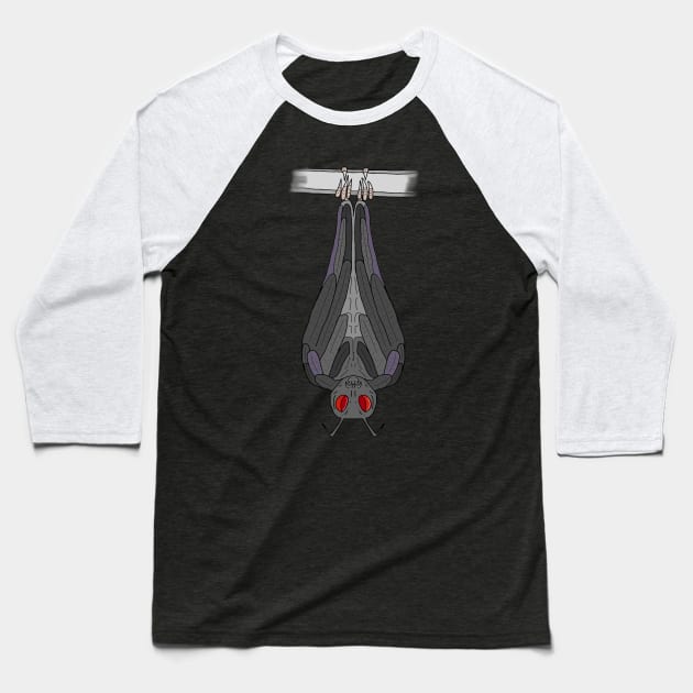 Hangin with Mothman Baseball T-Shirt by OzOddball